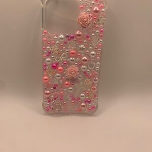 Decorative Pink and White Phone Case